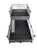 Cage en maille de luxe, directement de l'usine, pour cochon d'Inde, hamster, ou lapin d'Inde, enclos métallique écologique avec emballage en boîte