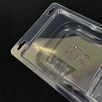 Emballage plastique jetable écologique pliable personnalisé pour composants électroniques, plateau blister de taille et de forme sur mesure, numérique