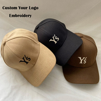 Casquette de baseball 100% coton à 5 panneaux, unisexe, vintage, personnalisée, en jersey uni, avec «papa» sur le devant, base noire personnalisée