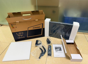ทีวีจอแบน LED HD ขนาด 19 นิ้ว 1080p จอแสดงผล IPS พร้อมจูนเนอร์ดิจิตอลคู่ ATSC/HDMI/VGA/AV/USB ทีวีสำหรับรถบ้าน ลำโพงคู่ในตัว เหมาะสำหรับ - Product Image 5