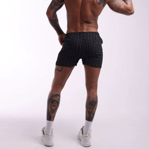 Calzoncillos Bóxer de Algodón Estampado Negro Moderno para Hombre, Ropa Interior Masculina Transpirable, Suave y Cómoda, Cintura Elástica, Fabricante - Product Image 1