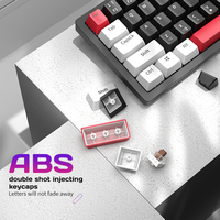 Nuevo Teclado Mecánico R78 Plug and Play, Intercambiable en Caliente, USB Tipo-C, Mini RGB LED con Retroiluminación, Anti-Ghosting, 75%, para Mac, Laptop, Tablet