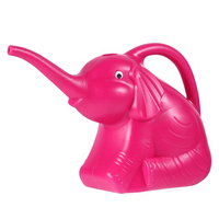 Arrosoir en plastique PE en forme d'éléphant mignon, réutilisable, pour arroser les plantes, les fleurs et les pépinières