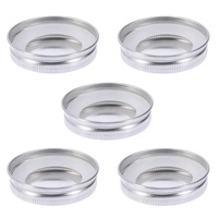 Joints d'étanchéité en Silicone, pour couvercle de pot maçon anti-fuite, 70mm, 2 pièces