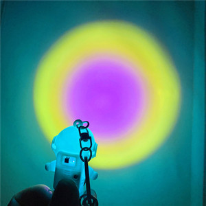Porte-clés 3D mignon <span class=keywords><strong>astronaute</strong></span> coucher de soleil porte-clés lumière <span class=keywords><strong>astronaute</strong></span> femme dessin animé <span class=keywords><strong>cadeau</strong></span> Pack pendentif - Product Image 3