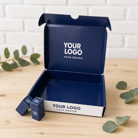 Boîte d'expédition en carton personnalisée avec estampage à chaud doré pour flacon de parfum, emballage e-commerce pour marque de parfum