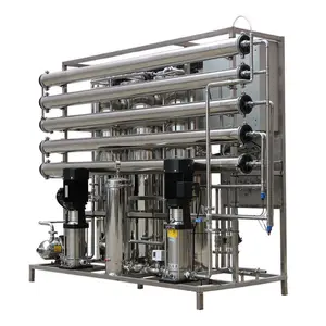 Máquina de tratamiento de purificador industrial de filtración Ro comercial Sistema de purificación de agua
