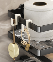 Étagère de rangement pour toilettes en métal sur mesure, étagère de table, organisateur de rangement pour salle de bain pour la vaisselle, les outils de nettoyage directement