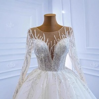 Robe de mariée principale sexy avec voile de dentelle en V profond français New Bride's Forest Style Super Fairy Slimming Ceremony Veil
