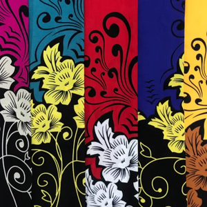 Nuevo y Popular Rollo de Tela de Rayón Estampada Personalizada, Colorida y Cómoda, <span class=keywords><strong>Comprar</strong></span> en Línea - Product Image 4
