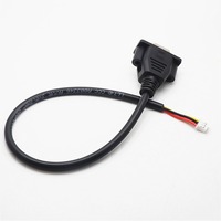Conector macho DB9 a XH2.54-3P, línea terminal, RS232/485, conexión a 235, cable serial de tres núcleos, 3x0,3 bold