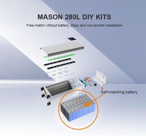 Batería Solar de Litio 48v 400ah Lifepo4, Caja de Montaje para Batería sin Celdas, Almacenamiento Híbrido de 8Kw para el Hogar - Product Image 6