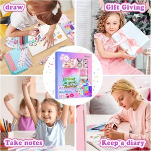 Diario Fai-da-Te per <span class=keywords><strong>Ragazze</strong></span>, Giocattoli Artigianali per Bambini, Regalo di Compleanno, Crea il Tuo Diario Personalizzato - Product Image 6