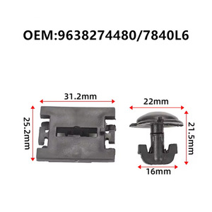 Clip de Sujeción para Parachoques de Coche Winning Path Point 9638274480 7840L6 de Plástico para Reparación Delantera de Citroën C4 Peugeot 408 - Product Image 2
