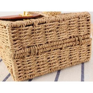 Vintage Women's <b>Mini</b> Shoulder Bag Rope Ball Crossbody Woven with Tassel Decoration Simple Beach Holiday Casual Style - Product Image 5