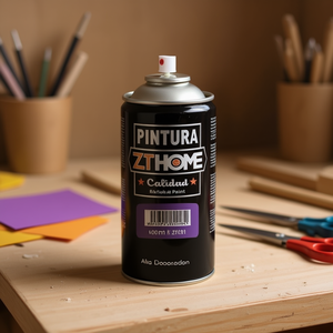 ZTHOME Barniz Matte Paint 400ml Violeta For Craft Decoration - Product Image 2