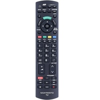 Nouvelle télécommande universelle de remplacement pour téléviseur N2QAYB000752 compatible avec les téléviseurs Panasonic Viera TX-L42ET5 TX-L42ETW5 TX-L47ET5