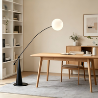 Lampes de sol LED modernes de luxe, acrylique + fer, E26, 3500K, blanc froid, commande par interrupteur, installation facile, salon, grande taille, 30000 heures