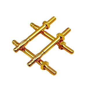 ADB Edinburgh Banana <b>Plug</b> 6.5*43-4.0mm Brass Gold Plated Pin Connector For Circuit Board Speaker Use - Product Image 2