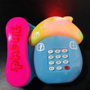 Juguete musical con forma de hongo para niños de 0 a 24 meses, teléfono simulado de plástico, juguete educativo unisex - Product Image 1