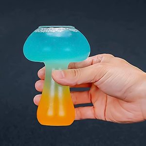 Ensemble de 2 verres à cocktail créatifs en forme de <span class=keywords><strong>champignon</strong></span>, verres à boisson transparents en forme de <span class=keywords><strong>champignon</strong></span>, 250 ml, verres à vin pour fête, verres à <span class=keywords><strong>champignon</strong></span> originaux - Product Image 5