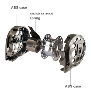 Casing pita pengukur Metros Label baja tahan karat ABS kualitas bagus PVC kustom tahan air 5m 7.5m perak De 5m 5m meter 10 buah - Product Image 6