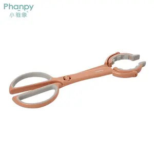 Phanpy chupeta de silicone antiderrapante, grampo para mamilo, leite, água, secador livre de bpa