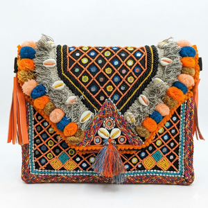 <b>Top</b> QualityLuxury Handcrafted Beaded Clutch Bag with Zipper and Ideal for Party Wedding and <b>Festive</b> Use Available For Sale - Product Image 4