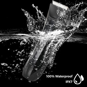 <span class=keywords><strong>LCD</strong></span>ディスプレイ付き男性用LEDライト充電式シェービングマシン付き防水ボディクリッパー低振動鼠径部トリマー - Product Image 6