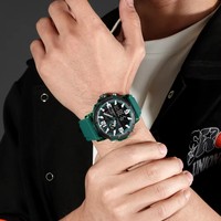 NAVFORCE 7130 Montre à quartz de luxe pour homme, chronographe sportif, alarme, étanche 5ATM, montre-bracelet décontractée avec calendrier, Relojes Para Hombre
