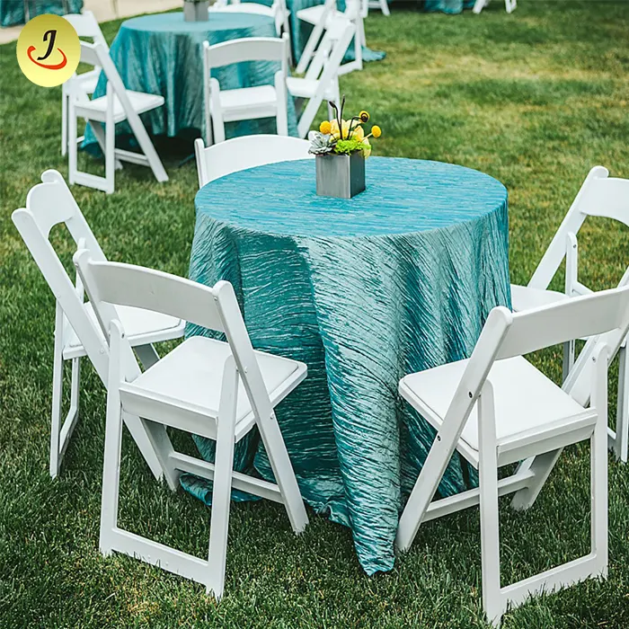 Foldable Chair Wedding Event Plastic Wimbledon Garden Chairs White Resin Folding Chair For Outdoor