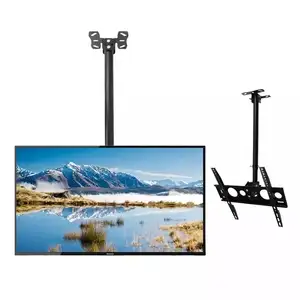 Factory wholesale Ceiling TV Bracket TV fits for 32 70 Inches tv set popular material steel used for shop