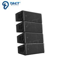 Système de sonorisation avec deux enceintes Line Array de 10 pouces alimentées