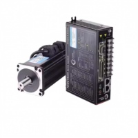 Kit Motor Servo DC Tegangan Rendah Tanpa Sikat dengan Gear Baja Tahan Karat Encoder Magnetik Penggerak Servo Industri