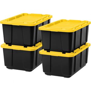 Cheap Thickened Large Plastic Storage Box with <b>Lid</b> Household Clothes Toy Storage Box Portable Storage Box - Product Image 1