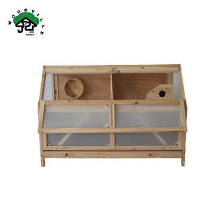 Hot Sale Qualität Holz Pet House Kleiner Zucht käfig für Hamster und Meers chweinchen Solid Animal Pattern <span class=keywords><strong>Outdoor</strong></span> Style für Hunde - Product Image 6