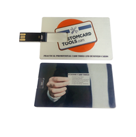 Kartu Bisnis warna-warni kustom hemat biaya tinggi Flash Drive 8GB 16GB kartu kredit logam Flash Drive dengan Logo untuk pameran