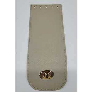 Housse de sac en similicuir beige 25x10cm Housse de bagage - Product Image 1