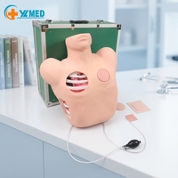 Modelo de Simulación de Punción Pleural y Drenaje Torácico para Descompresión de Neumotórax y Drenaje Torácico Cerrado, con Certificación CE/ISO