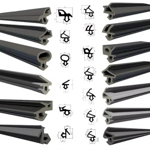 Trung Quốc thiết kế cao su Gasket cho cửa sổ cửa nhựa Vật liệu vít EPDM đùn Kính Rèm tường thời tiết niêm phong dải - Product Image 5