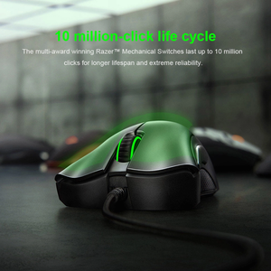<span class=keywords><strong>Razer</strong></span> <span class=keywords><strong>Deathadder</strong></span> Essential, Ratón para Juegos con Cable, Ratón Óptico RGB USB de Plástico, 5 Botones Hyperesponse, 6400 DPI, 10 Piezas Lase - Product Image 5