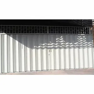 China accordion shutter folding sliding door with locks for outdoor