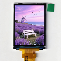 Layar LCD BOE 2.0 Inci 240x320 TFT IPS dengan IC Driver ST7789V, Antarmuka RGB SPI, FPC 22PIN, Kecerahan 400cd/m -20~+70