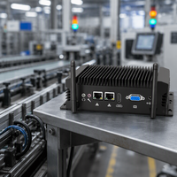 Çift NIC'li Mini PC Intel Core I3 6167U İşlemci DDR4 RAM Nv-me SSD 2 LAN 2 COM 2 Ekran Girişi Entegre Endüstriyel Bilgisayar