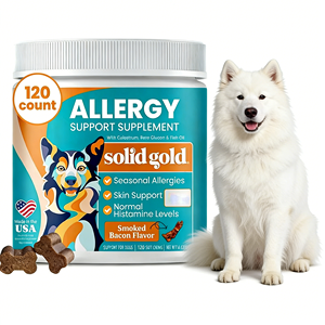 Suplemento para Alergias de <span class=keywords><strong>Perros</strong></span> y Gatos OEM/ODM, Alivia Alergias Estacionales, Refuerza la Inmunidad, Absorción Rápida, Alivio Saludable del Picor, Calma la Piel - Product Image 1