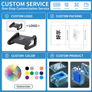 त्रिकोण पैर आराम से ऊपर और नीचे समायोज्य एर्गोनोमिक फुटरेस्ट पैर के नीचे मालिश रोलर के साथ आराम करें - Product Image 6