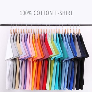 OEM all'ingrosso cento per cento t-shirt di cotone Custom Logo colori taglie collo etichetta e etichette per t-shirt - Product Image 1