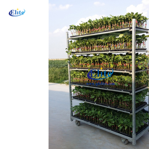 Broeikasnet Mesh Bloem Plant Stand Trolley Bloemenkar