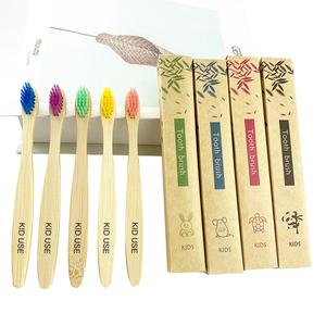 Chuyên Nghiệp Phân Hủy Sinh Học Dùng Một Lần Hộp Bàn Chải Đánh Răng Compostable Thẻ Giấy Mềm Phẳng Xử Lý Tre Tự Nhiên Nhà Khách Sạn - Product Image 2