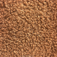 Tissu en fausse fourrure bouclée 100% polyester à poils longs, type sherpa, pour vêtements, jouets, bonnets et écharpes d'hiver - Filles